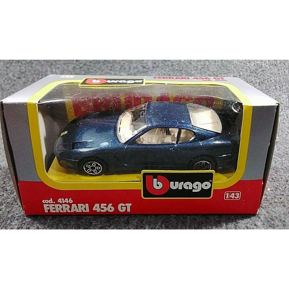 Burago FERRARI 456 GT DIE CAST RACE CAR cod. 4146 - 1:43 Scale
